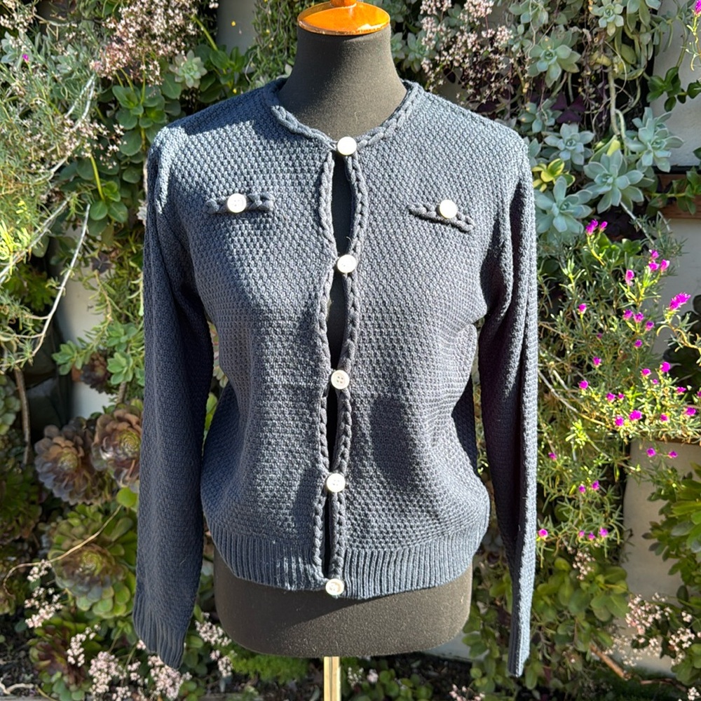 Navy Blue Cardigan